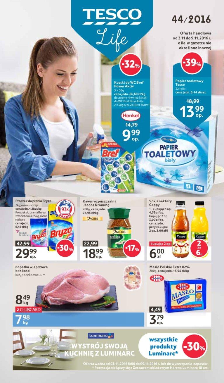 Gazetka promocyjna Tesco str. 1