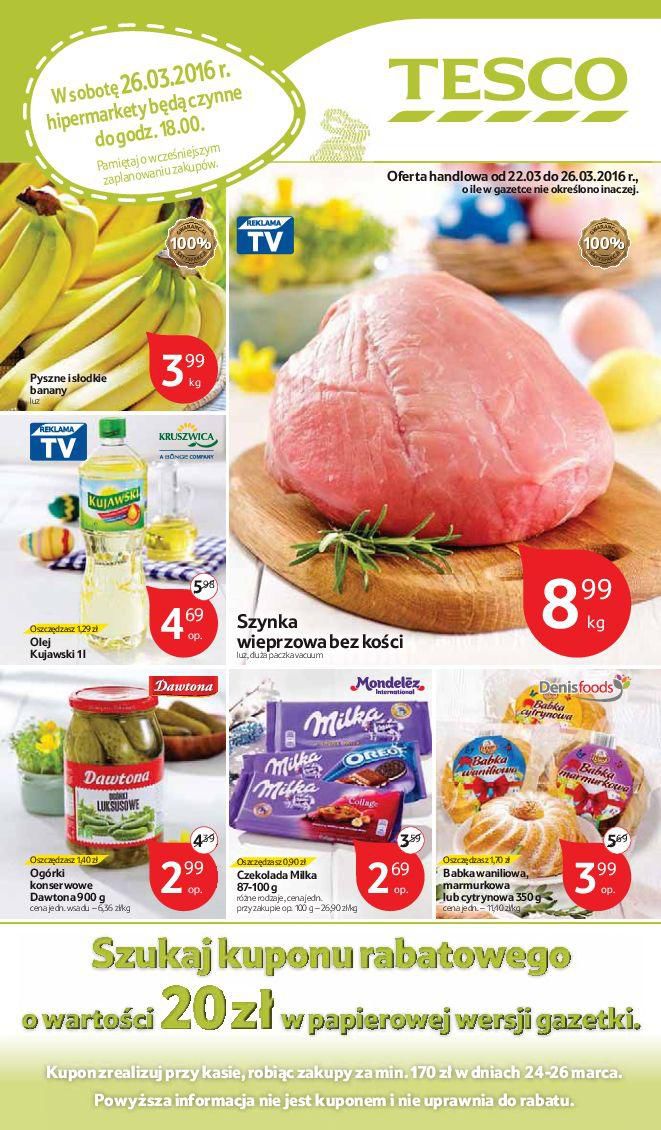 Gazetka promocyjna Tesco str. 1