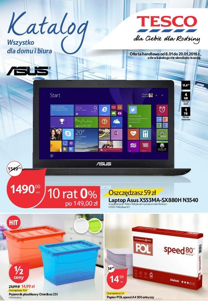 Gazetka promocyjna Tesco str. 1