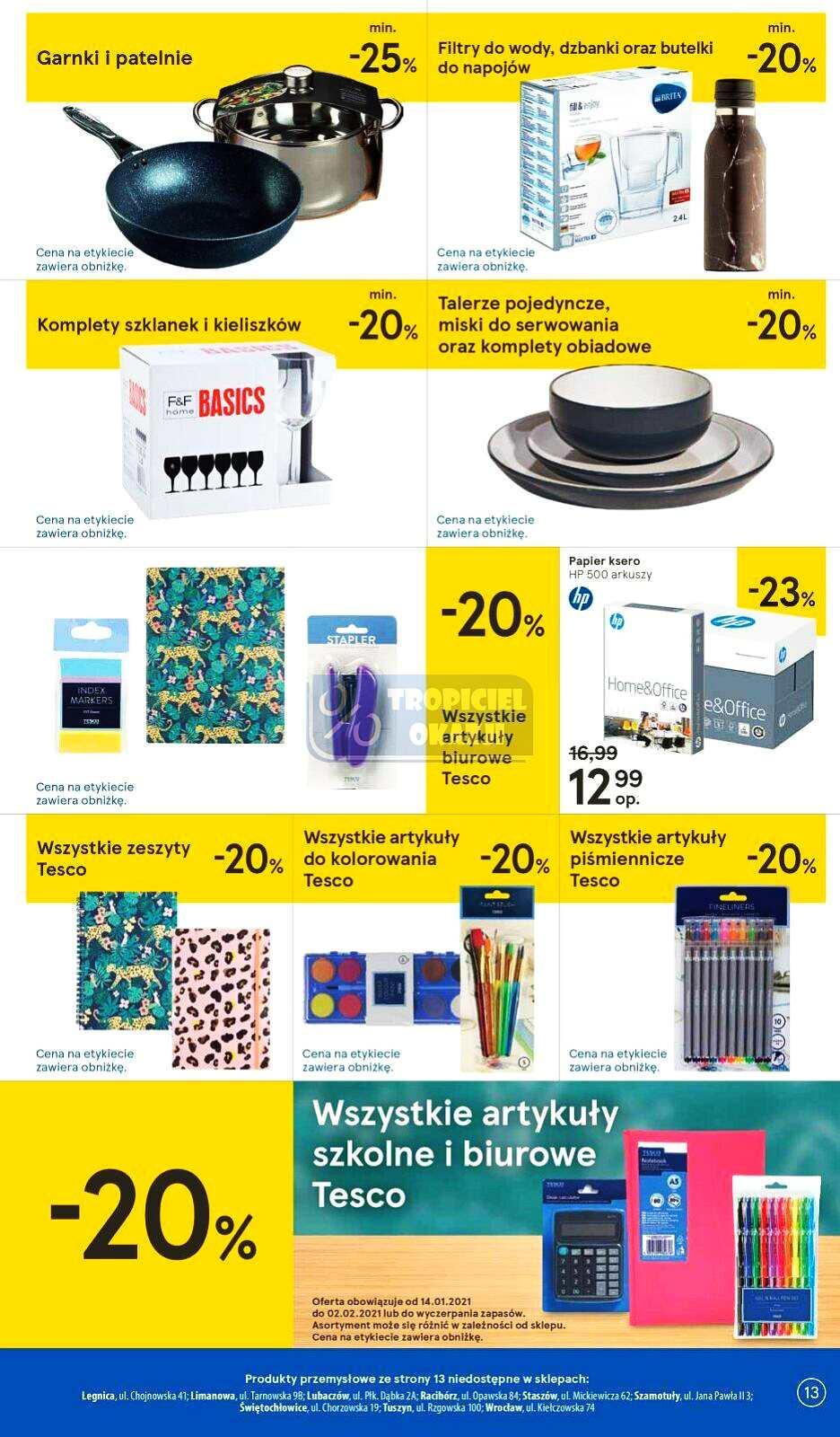 Gazetka promocyjna Tesco str. 13