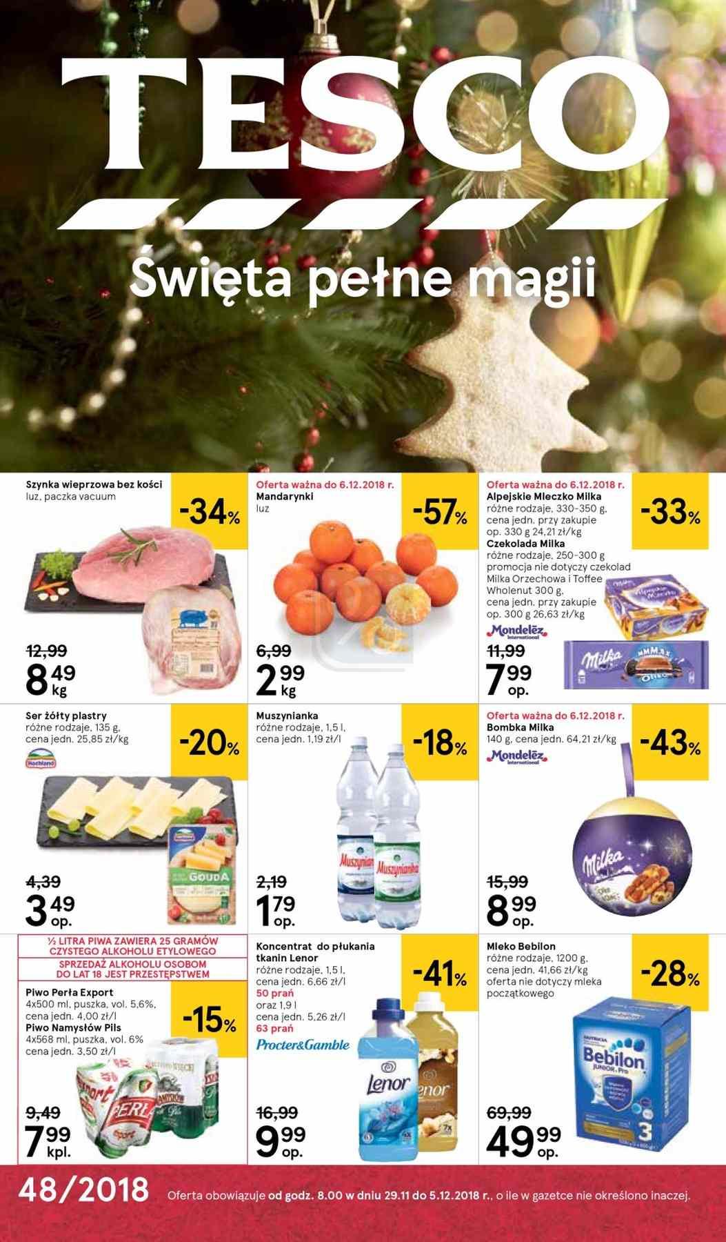 Gazetka promocyjna Tesco str. 1