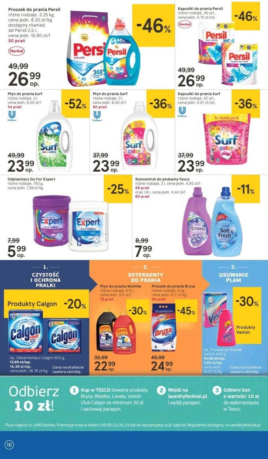 Gazetka promocyjna Tesco str. 16