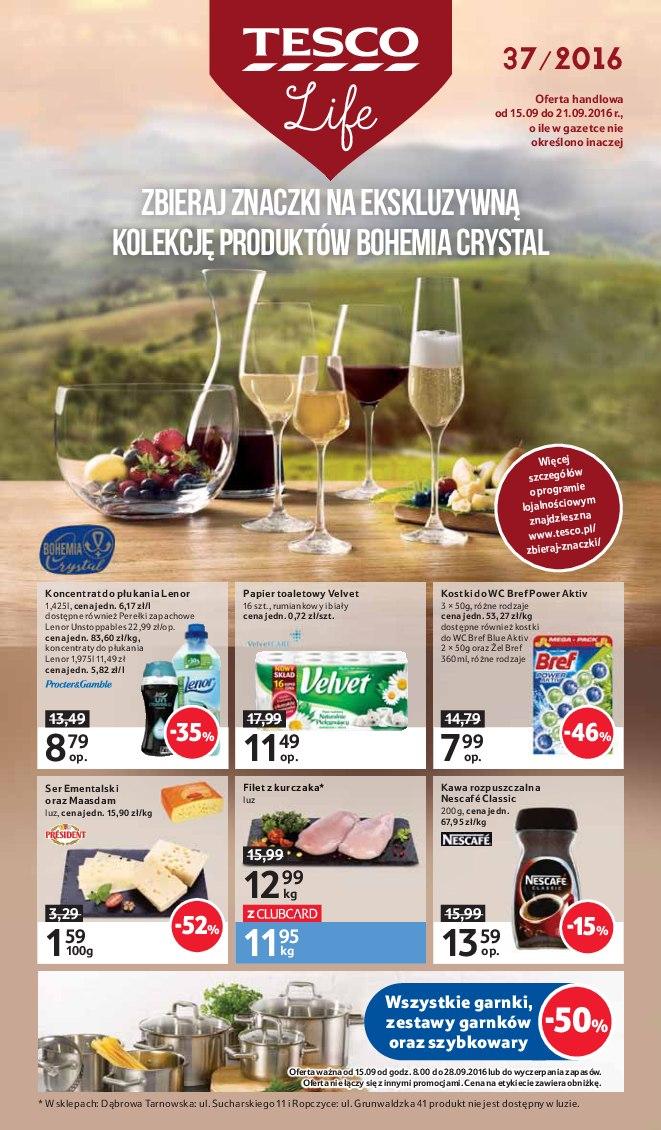 Gazetka promocyjna Tesco str. 1