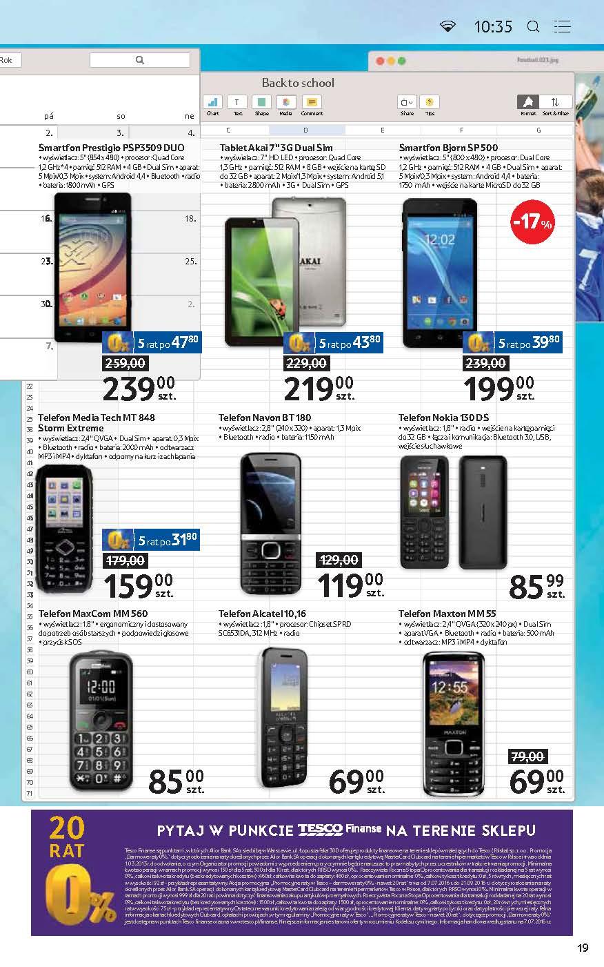 Gazetka promocyjna Tesco str. 19