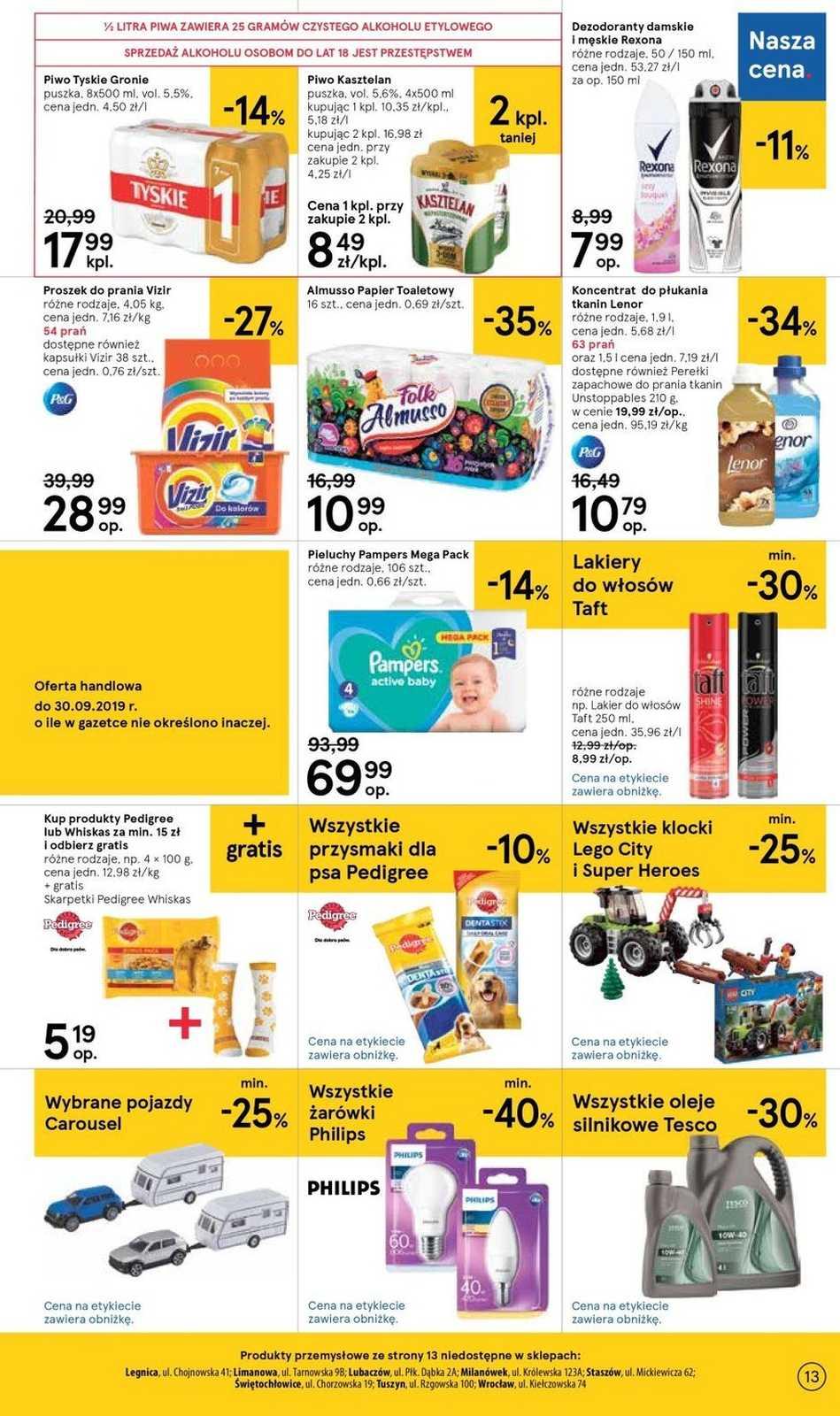 Gazetka promocyjna Tesco str. 13