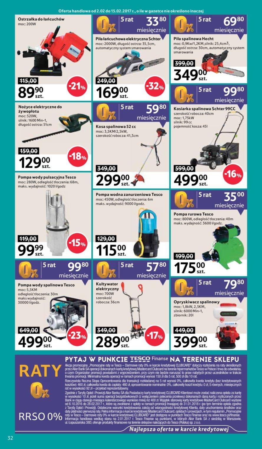 Gazetka promocyjna Tesco str. 32