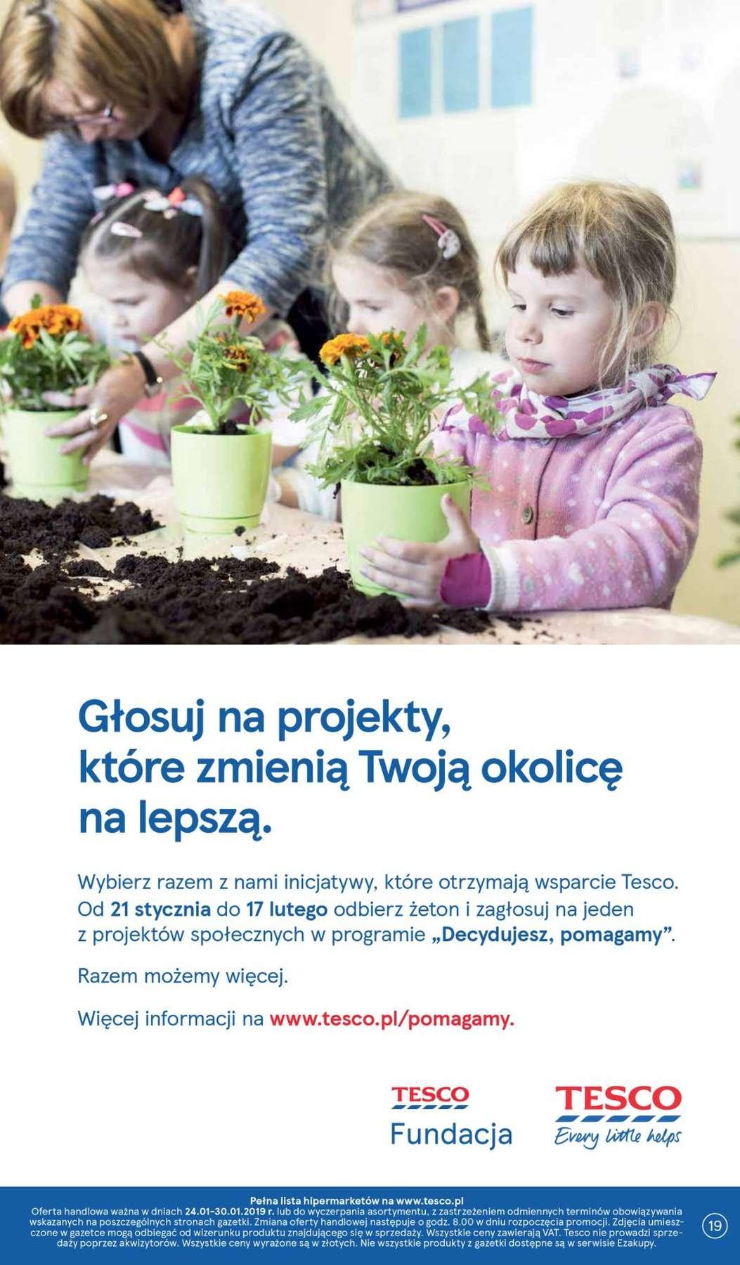 Gazetka promocyjna Tesco str. 19