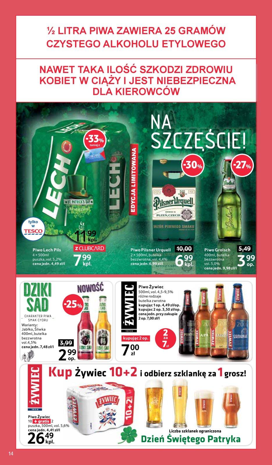 Gazetka promocyjna Tesco str. 14
