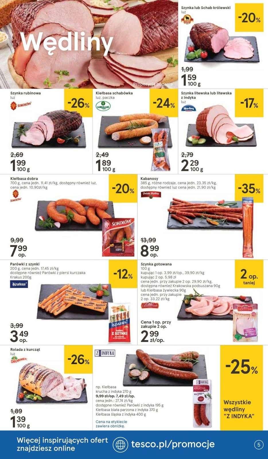 Gazetka promocyjna Tesco str. 5