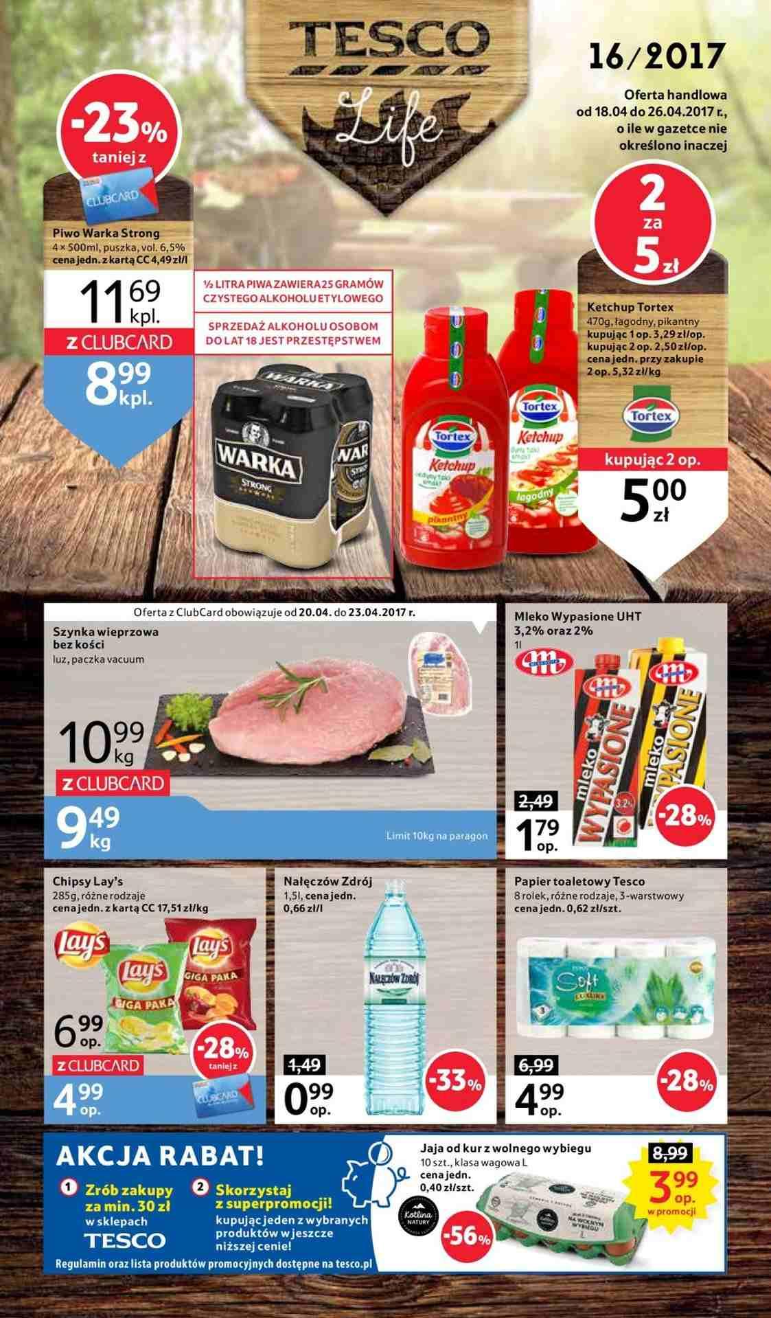 Gazetka promocyjna Tesco str. 1