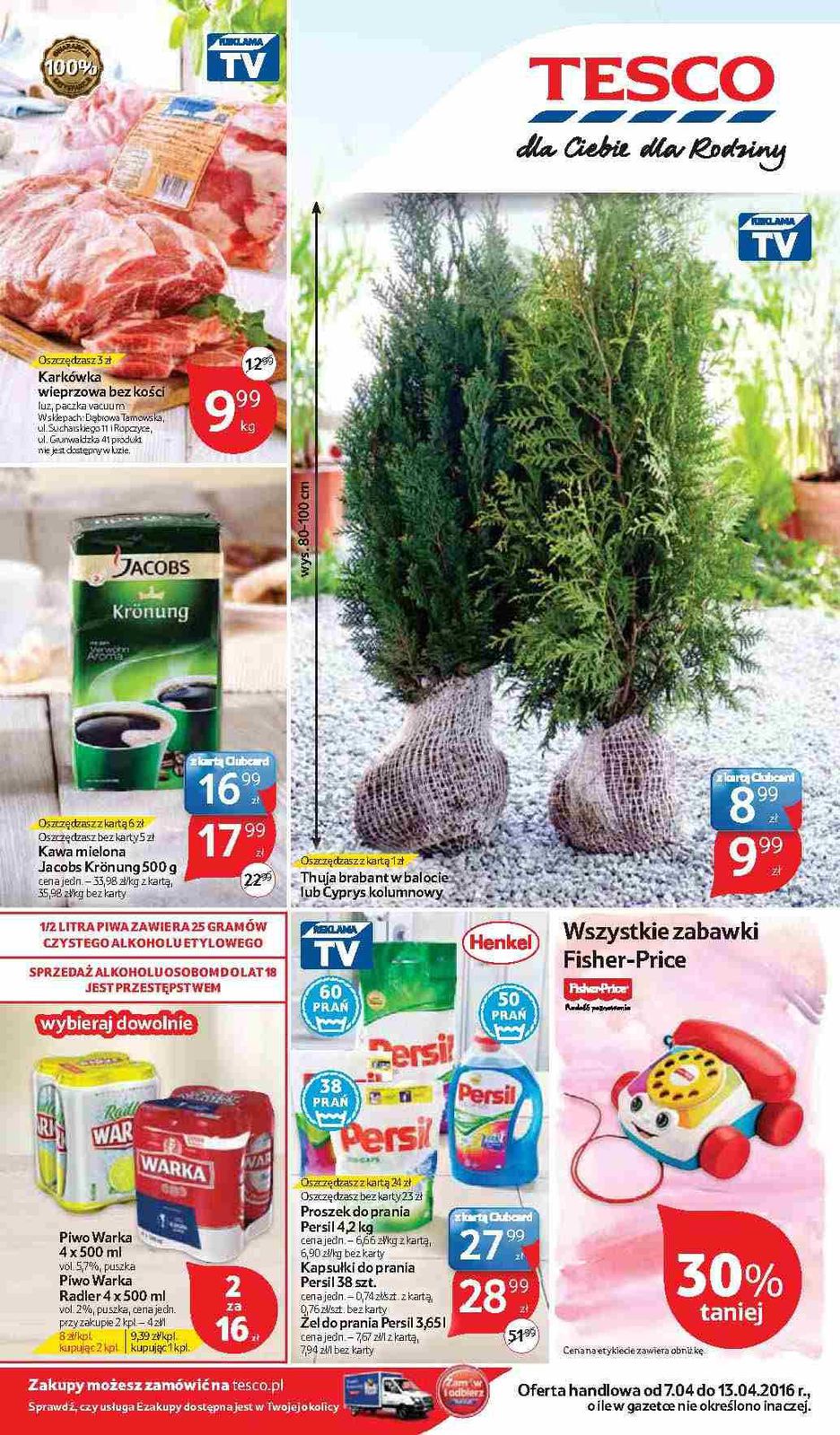 Gazetka promocyjna Tesco str. 1