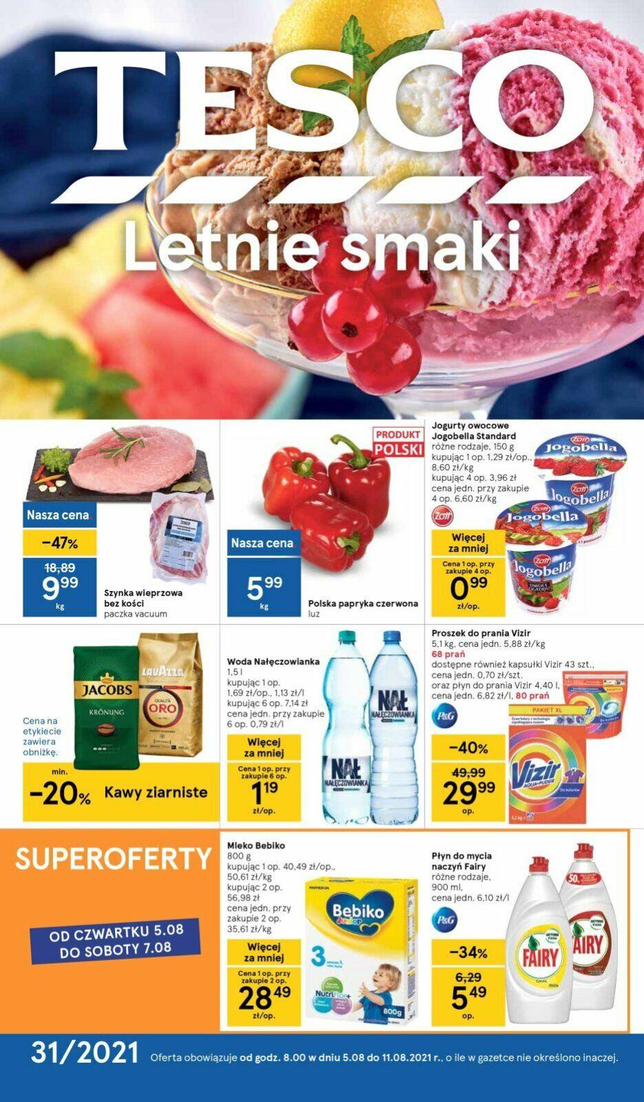 Gazetka promocyjna Tesco str. 1