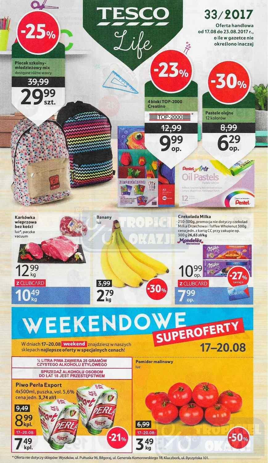 Gazetka promocyjna Tesco str. 1