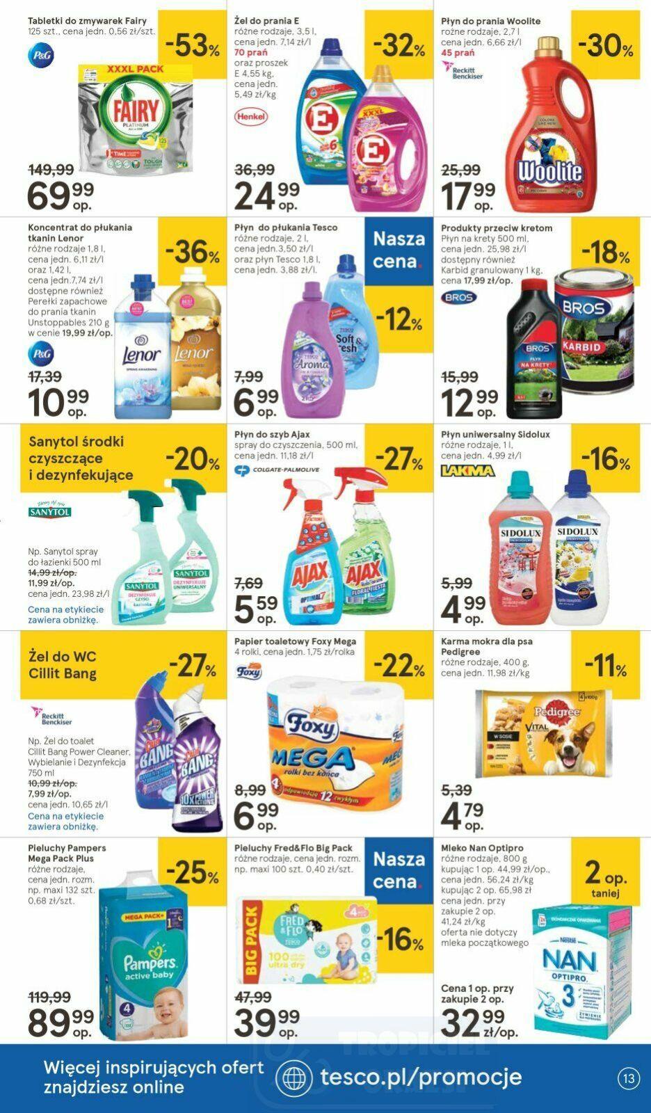 Gazetka promocyjna Tesco str. 13