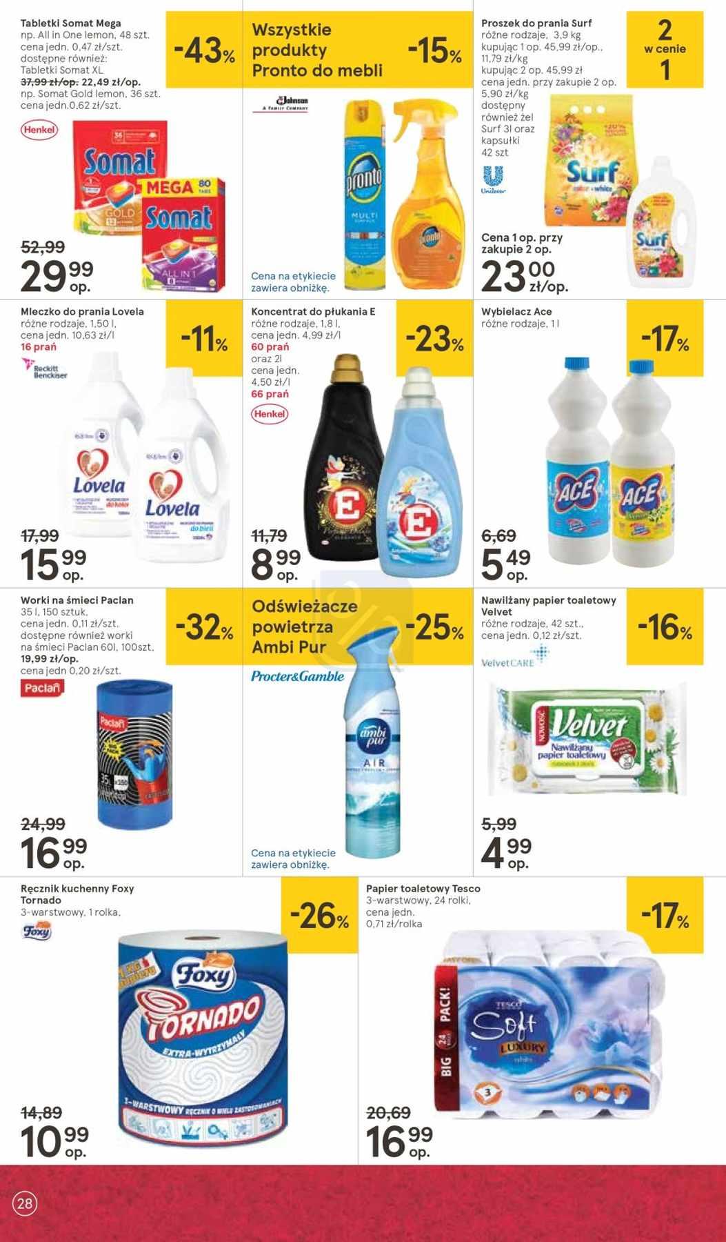 Gazetka promocyjna Tesco str. 28