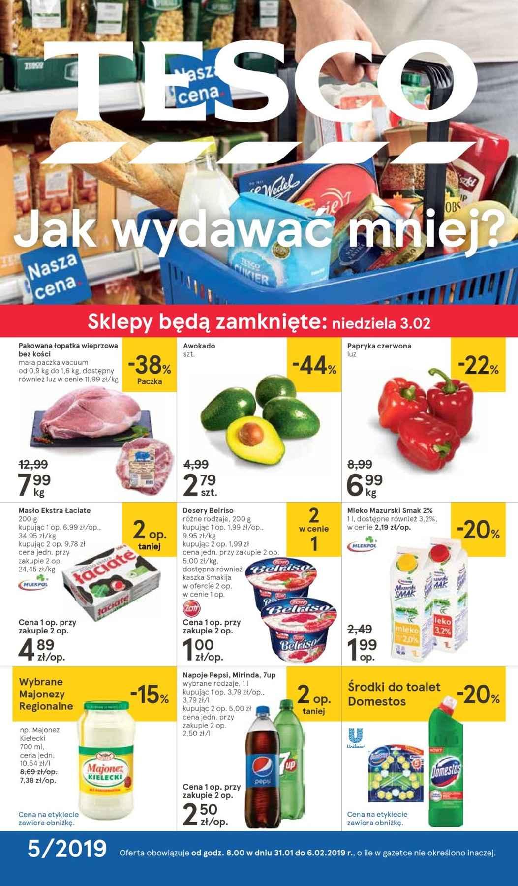 Gazetka promocyjna Tesco str. 1