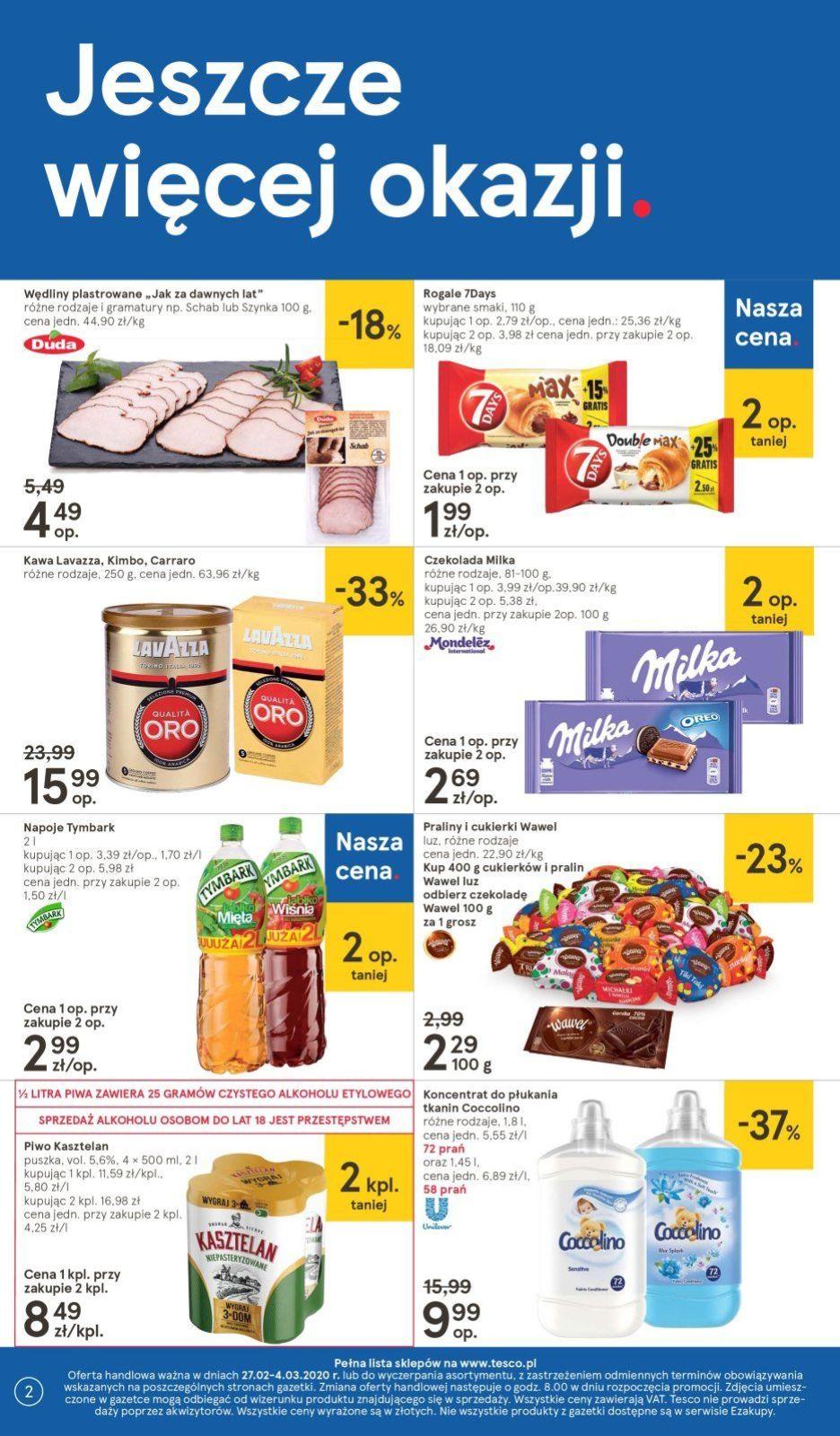 Gazetka promocyjna Tesco str. 2