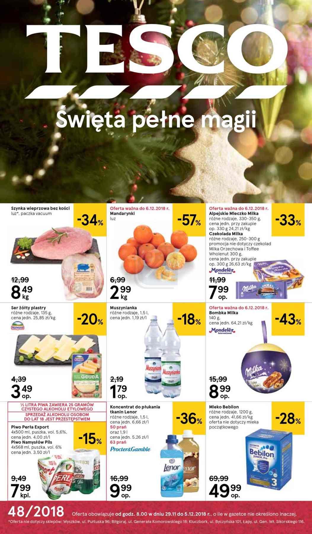 Gazetka promocyjna Tesco str. 1