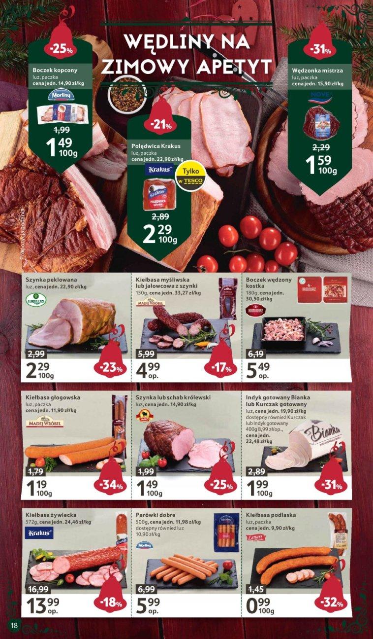 Gazetka promocyjna Tesco str. 18