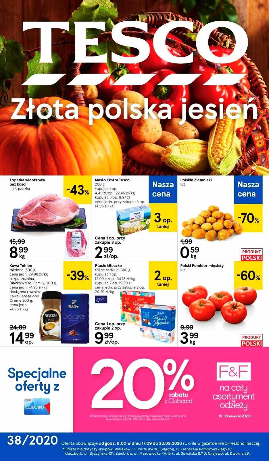 Gazetka promocyjna Tesco str. 1
