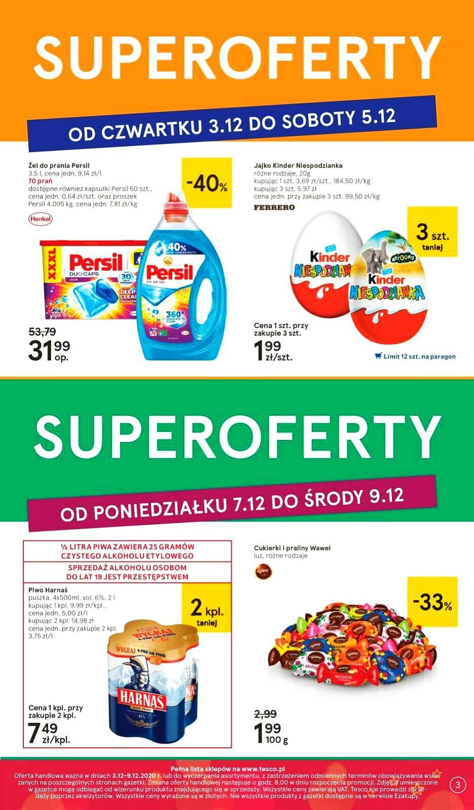 Gazetka promocyjna Tesco str. 3