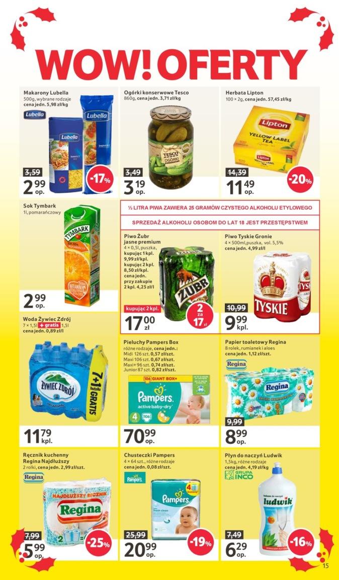 Gazetka promocyjna Tesco str. 15
