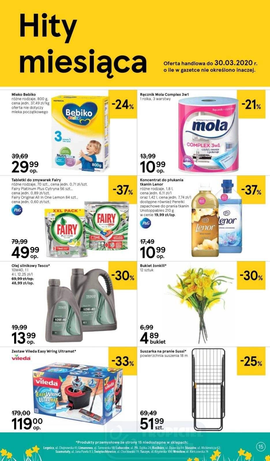 Gazetka promocyjna Tesco str. 15