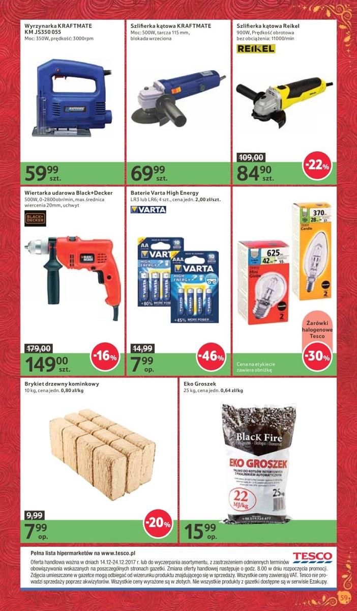 Gazetka promocyjna Tesco str. 59