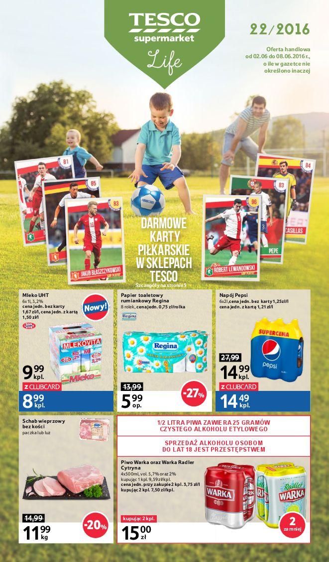 Gazetka promocyjna Tesco str. 1