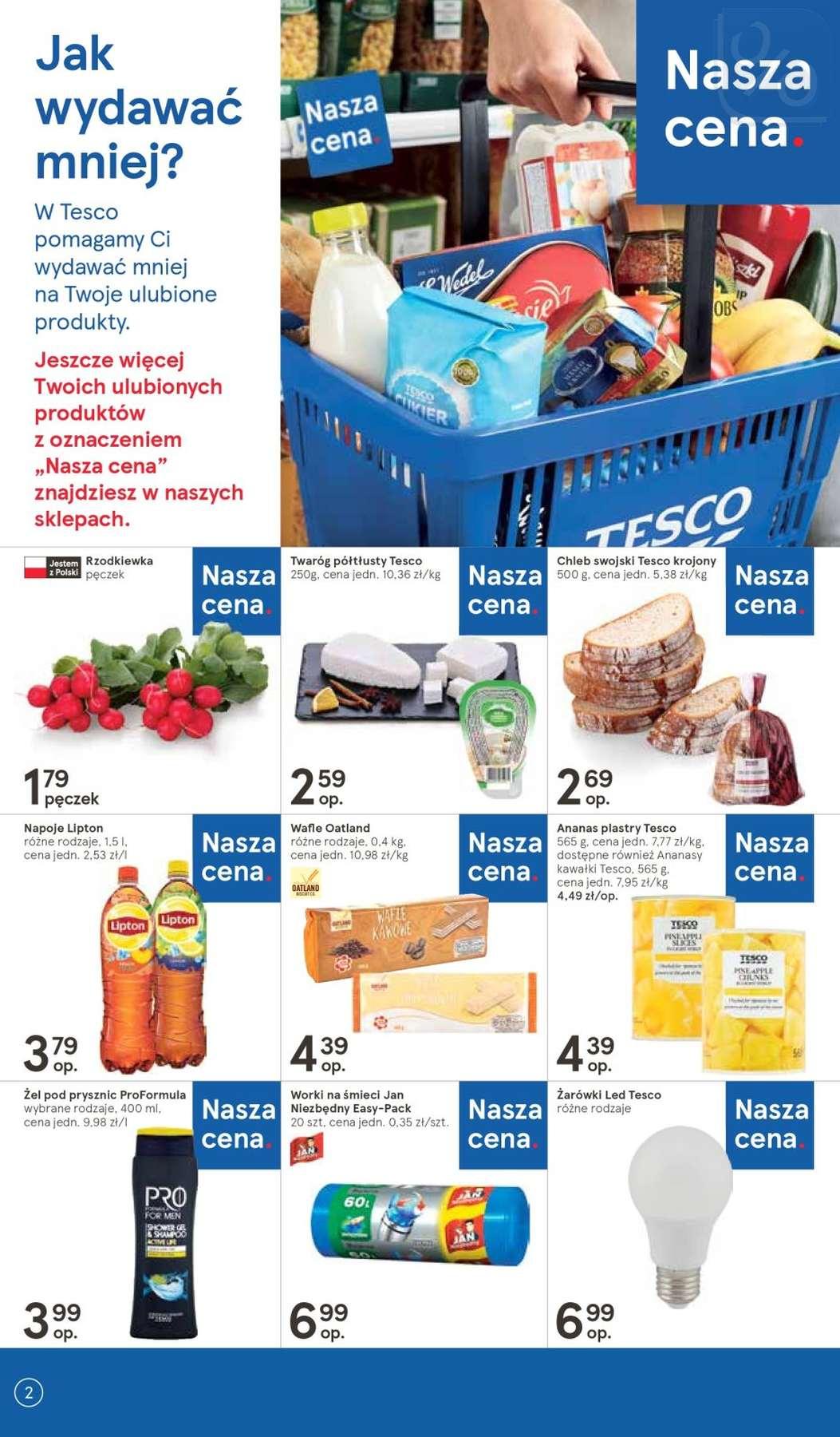 Gazetka promocyjna Tesco str. 2