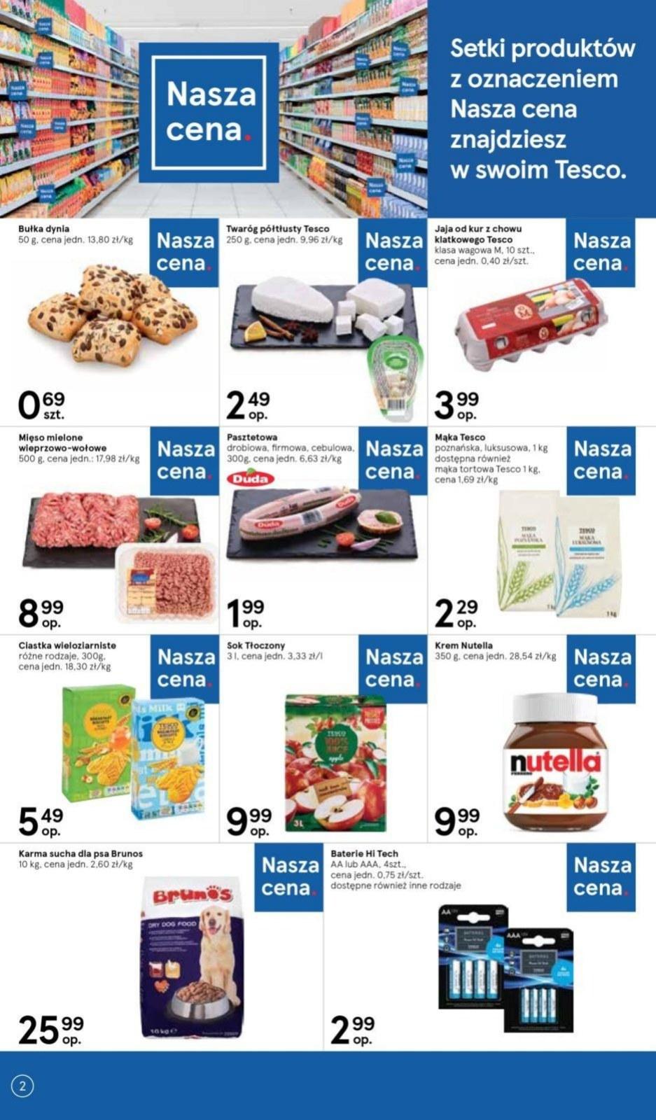 Gazetka promocyjna Tesco str. 2