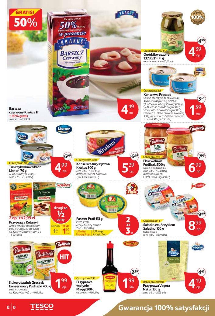Gazetka promocyjna Tesco str. 13