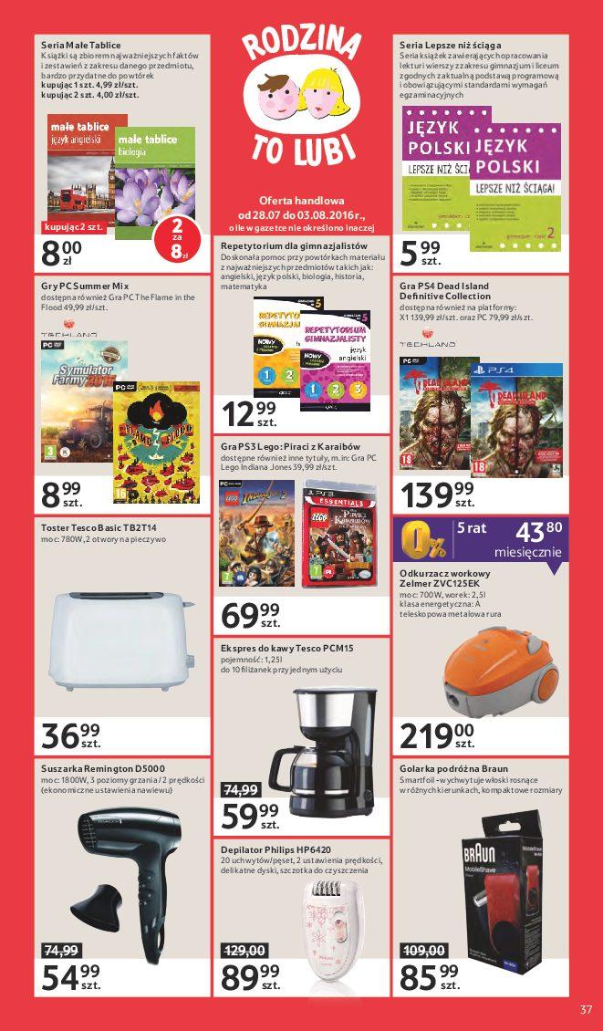 Gazetka promocyjna Tesco str. 37