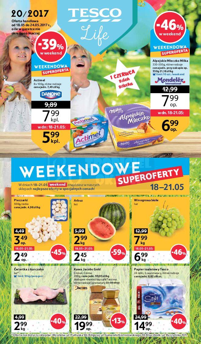 Gazetka promocyjna Tesco str. 1