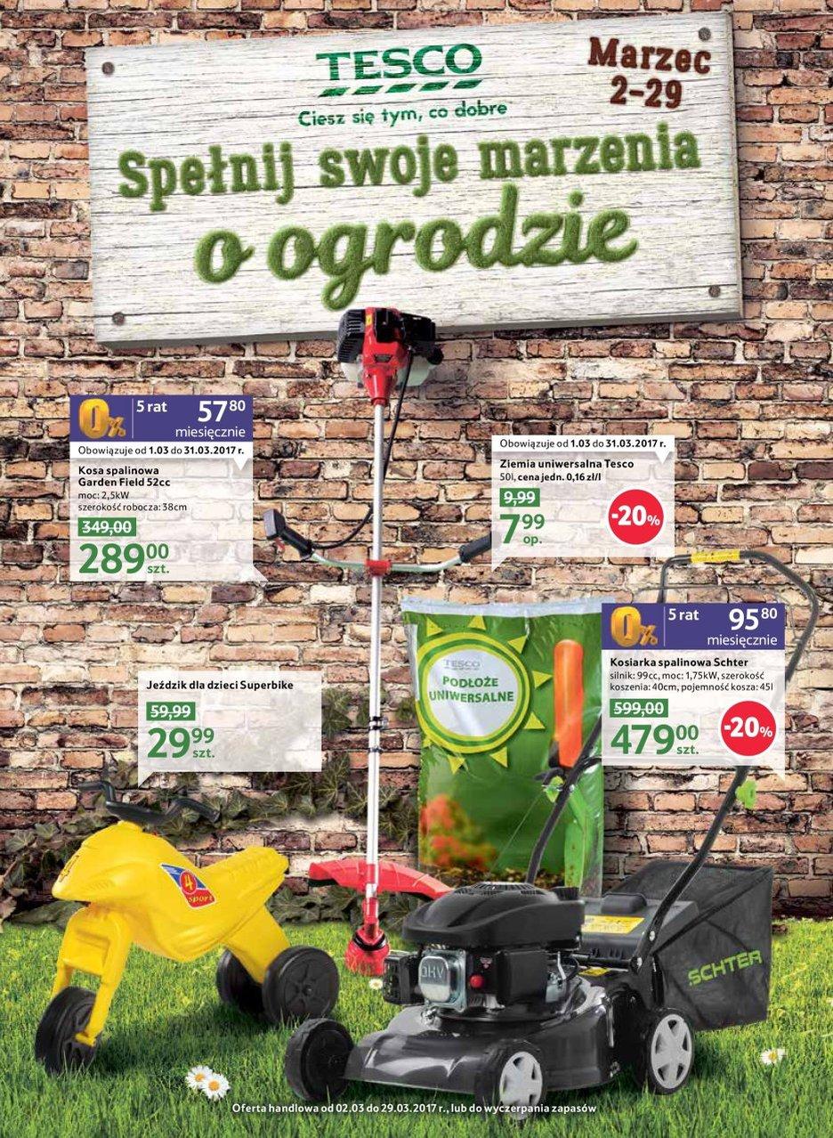 Gazetka promocyjna Tesco str. 1