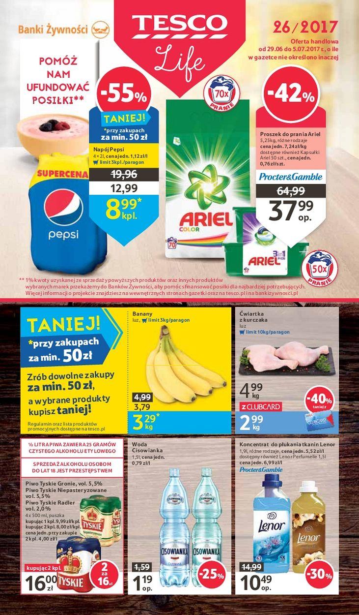 Gazetka promocyjna Tesco str. 1