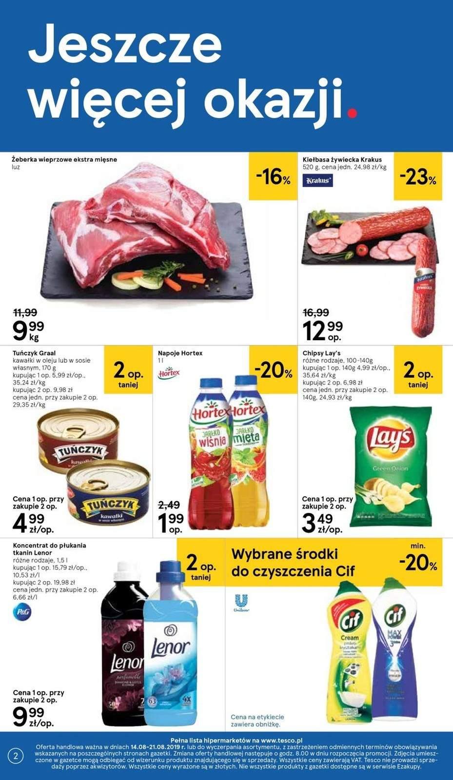 Gazetka promocyjna Tesco str. 2