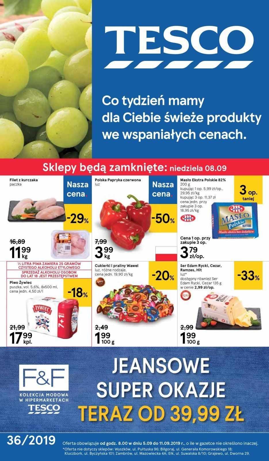 Gazetka promocyjna Tesco str. 1