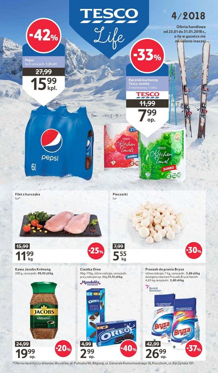 Gazetka promocyjna Tesco str. 1