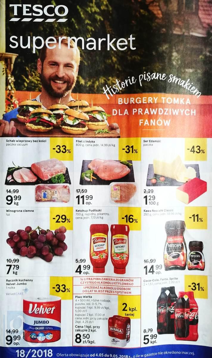 Gazetka promocyjna Tesco str. 1
