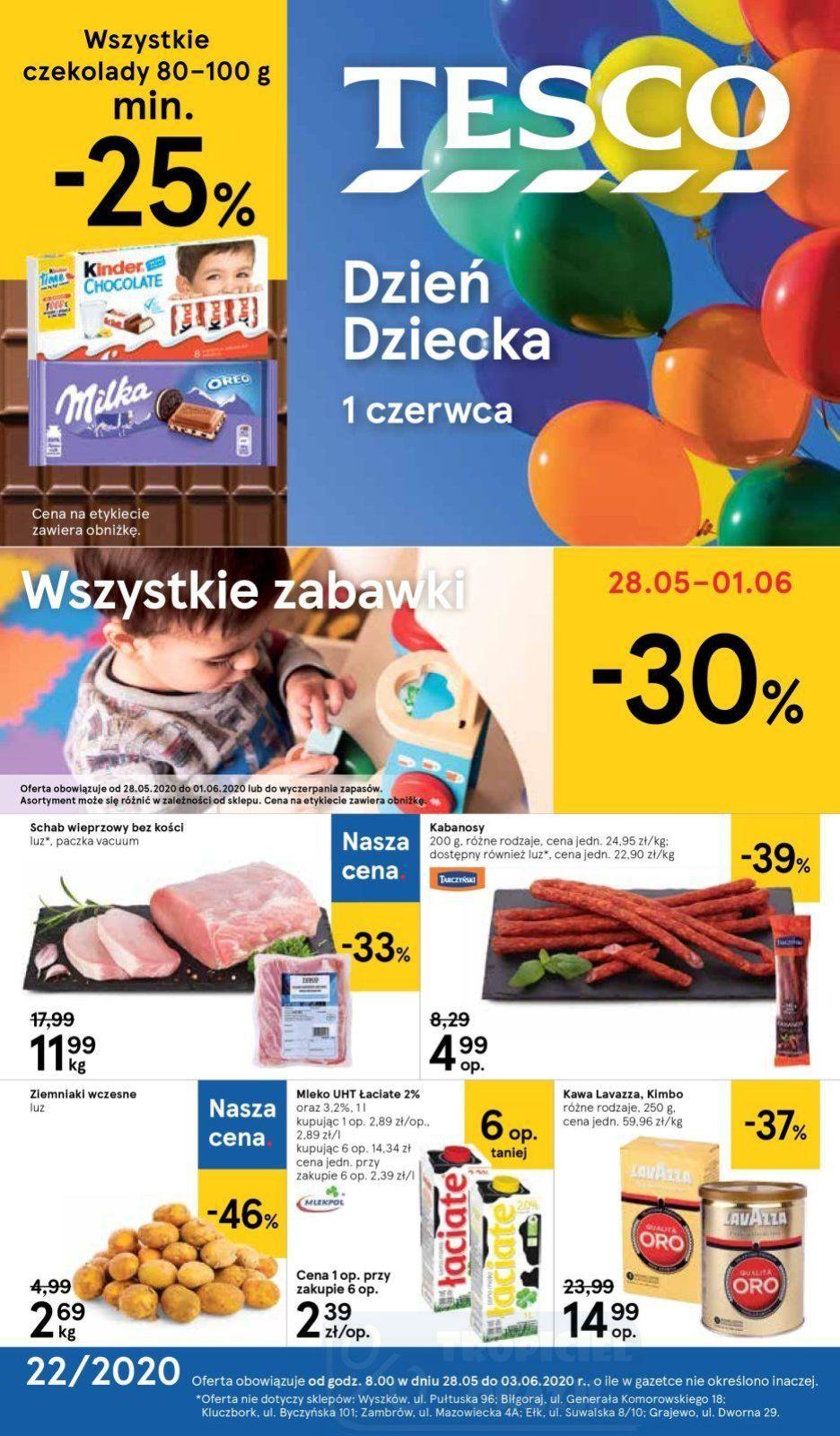 Gazetka promocyjna Tesco str. 1