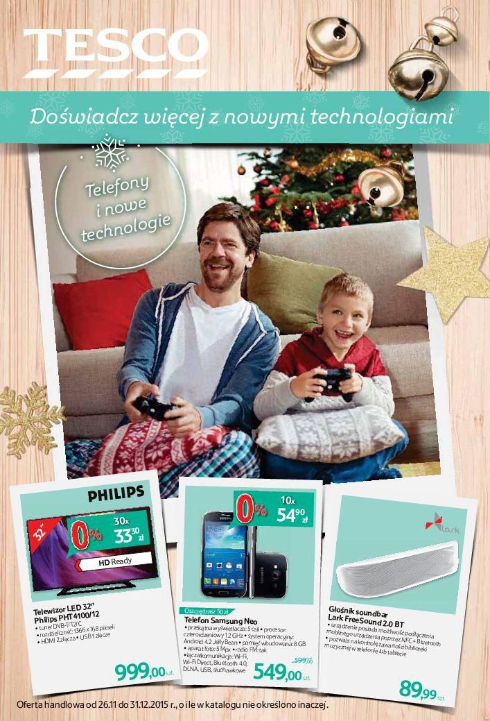 Gazetka promocyjna Tesco str. 1