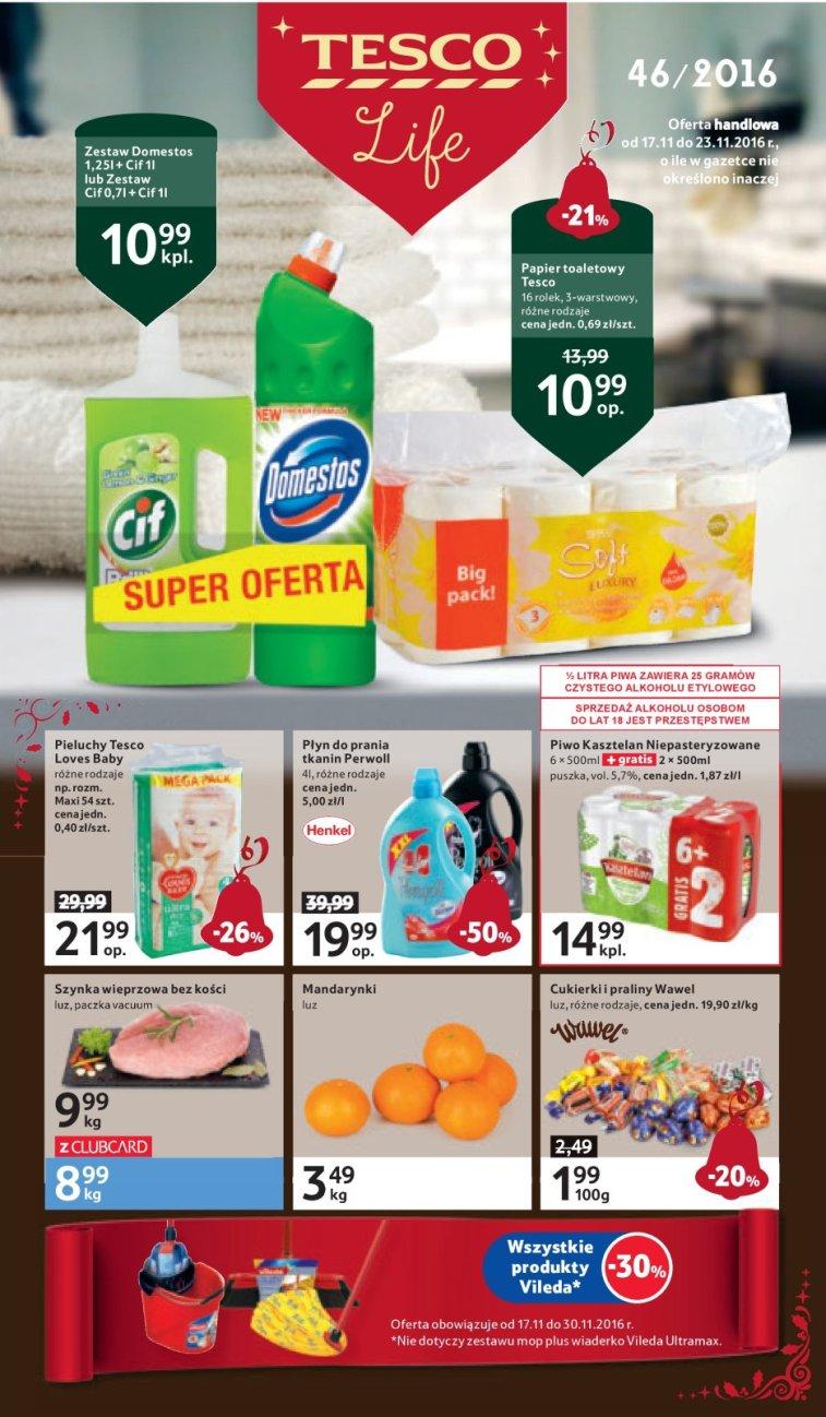 Gazetka promocyjna Tesco str. 1
