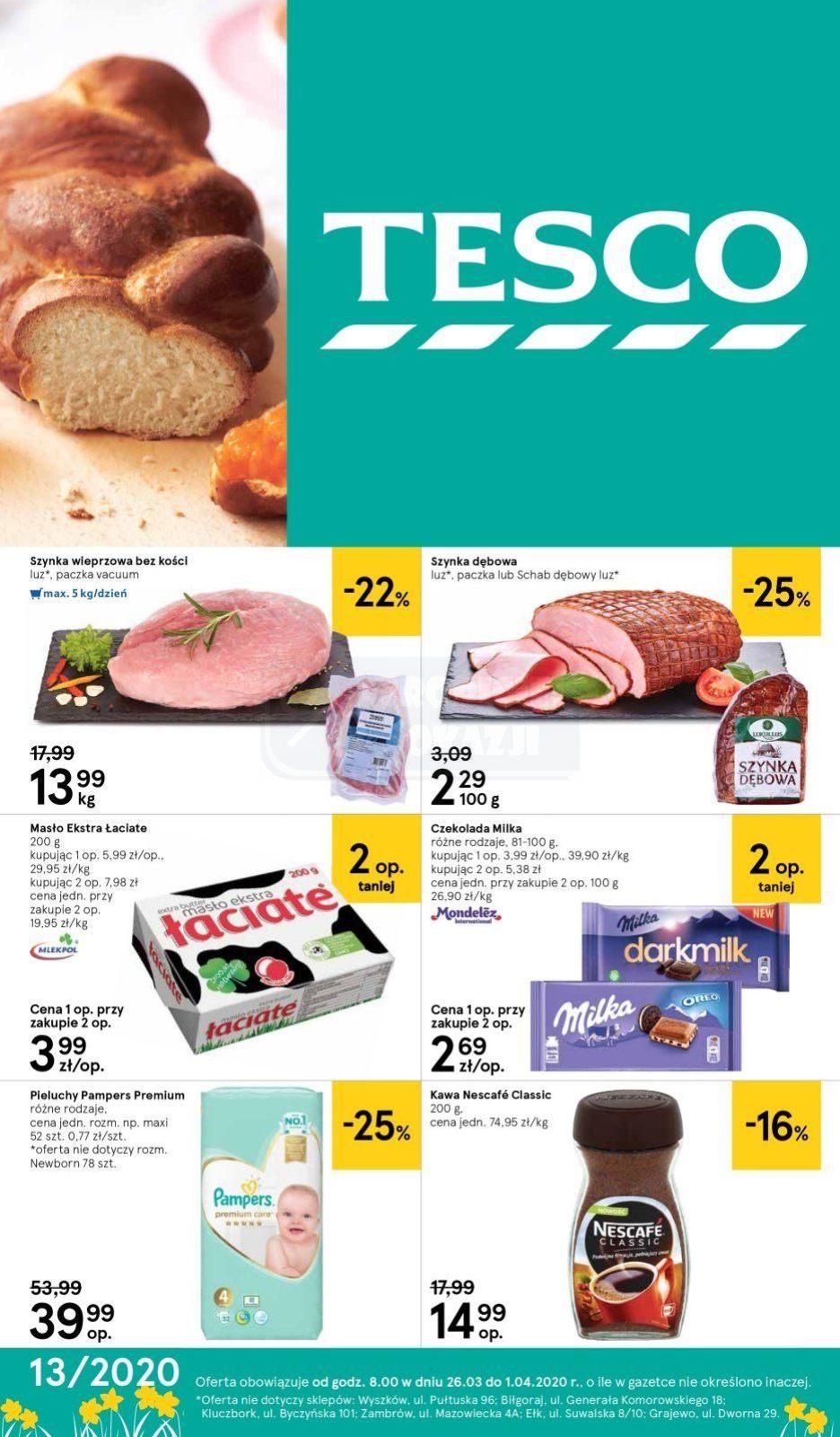 Gazetka promocyjna Tesco str. 1