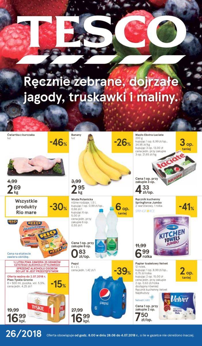 Gazetka promocyjna Tesco str. 1