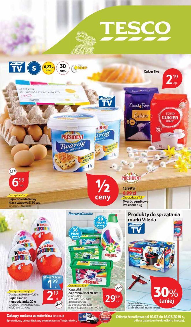 Gazetka promocyjna Tesco str. 1
