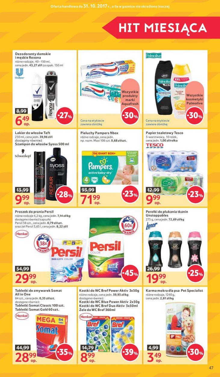 Gazetka promocyjna Tesco str. 47