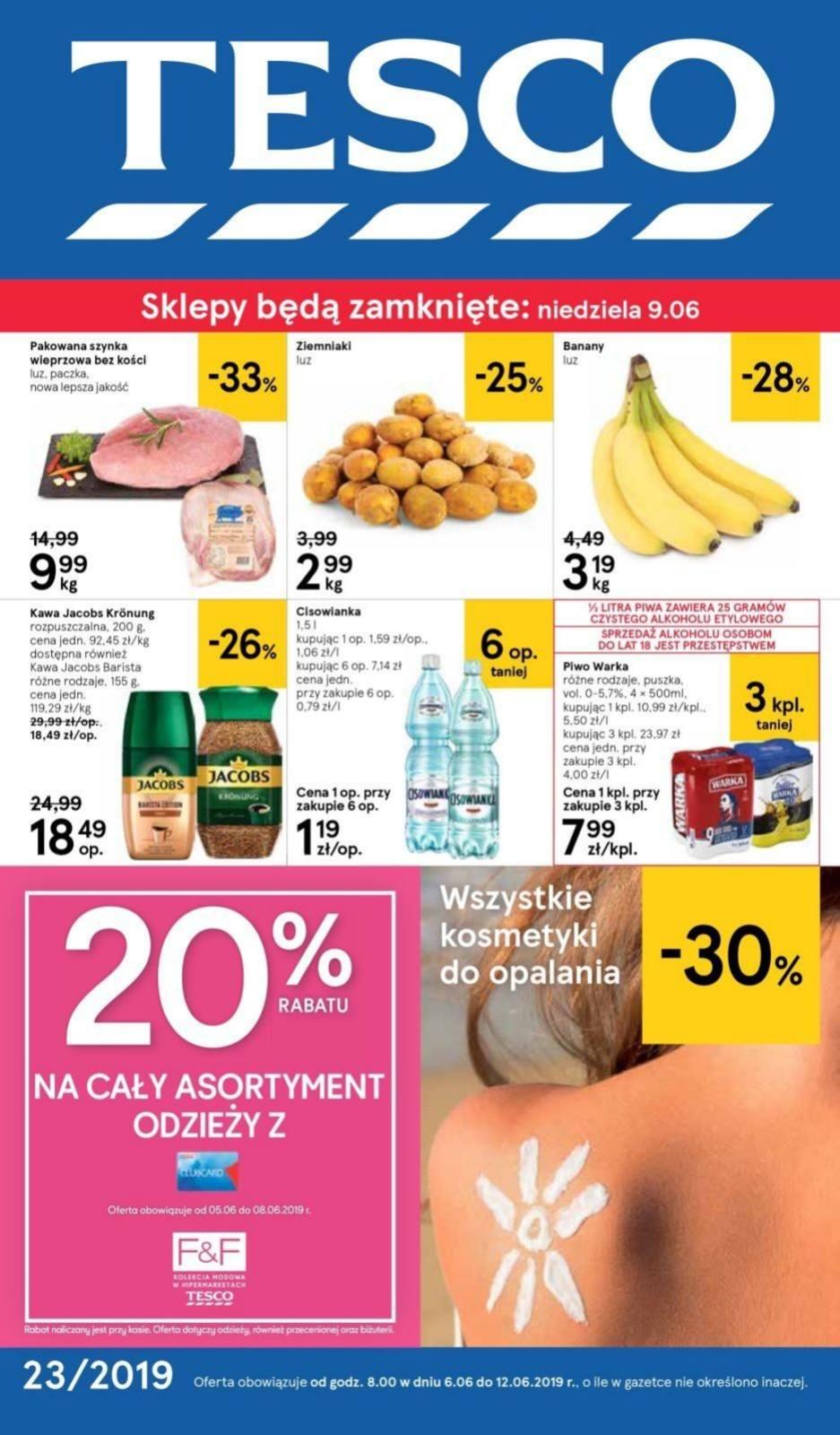 Gazetka promocyjna Tesco str. 1