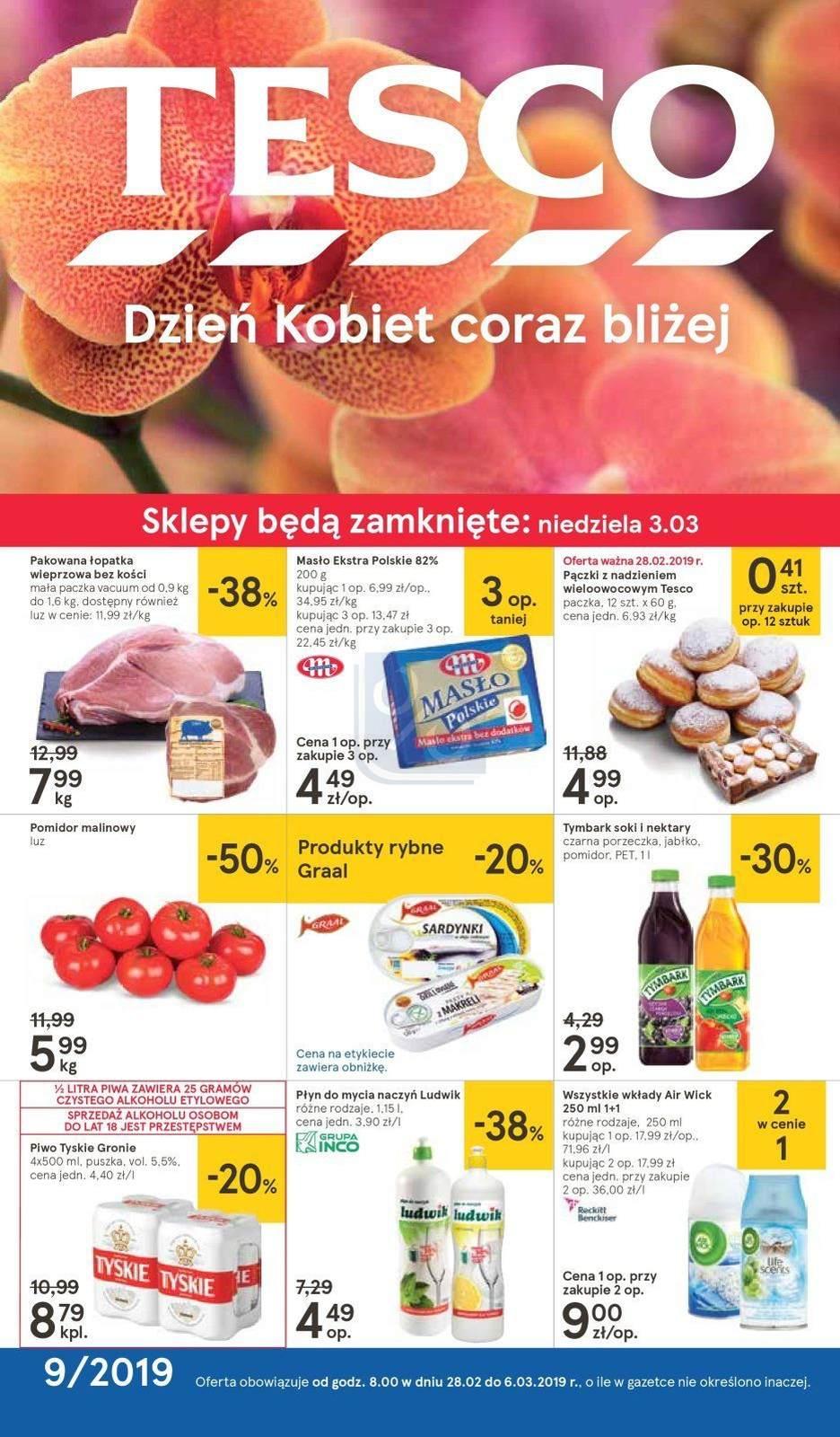 Gazetka promocyjna Tesco str. 1