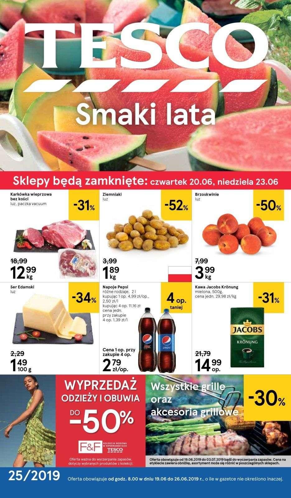 Gazetka promocyjna Tesco str. 1